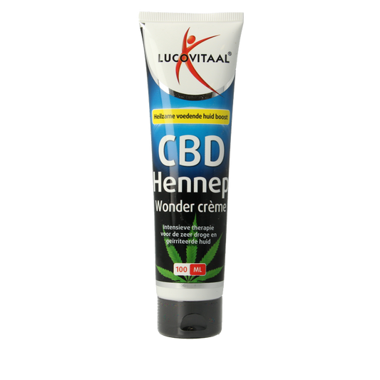 Lucovitaal Hennep CBD huidwondercreme 100 Milliliter