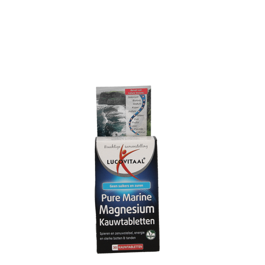 Lucovitaal Pure marine magnesium 30 Kauwtabletten