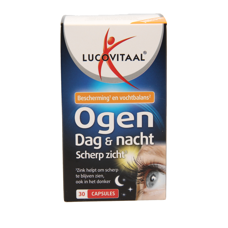 Lucovitaal Ogen dag en nacht scherp zicht 30 Capsules