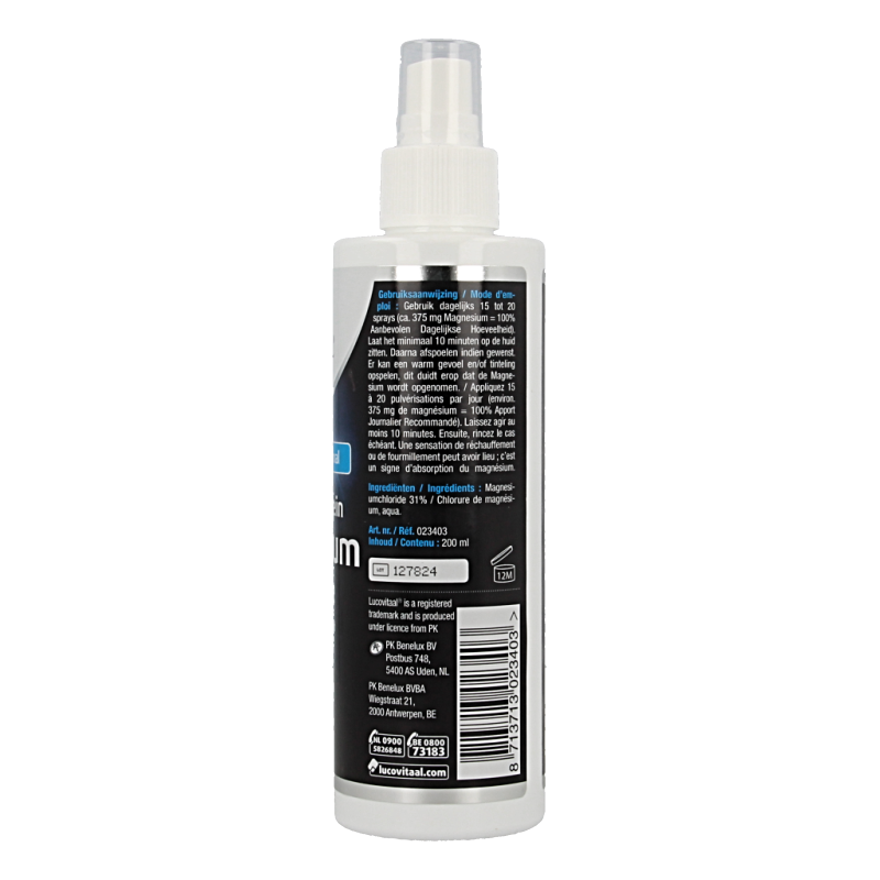 Lucovitaal Zechstein magnesium spray 200 Milliliter