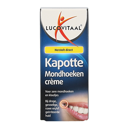Lucovitaal Kapotte mondhoeken creme 15 Milliliter