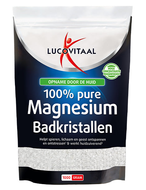 Lucovitaal Magnesium badkristallen 1 Kilogram