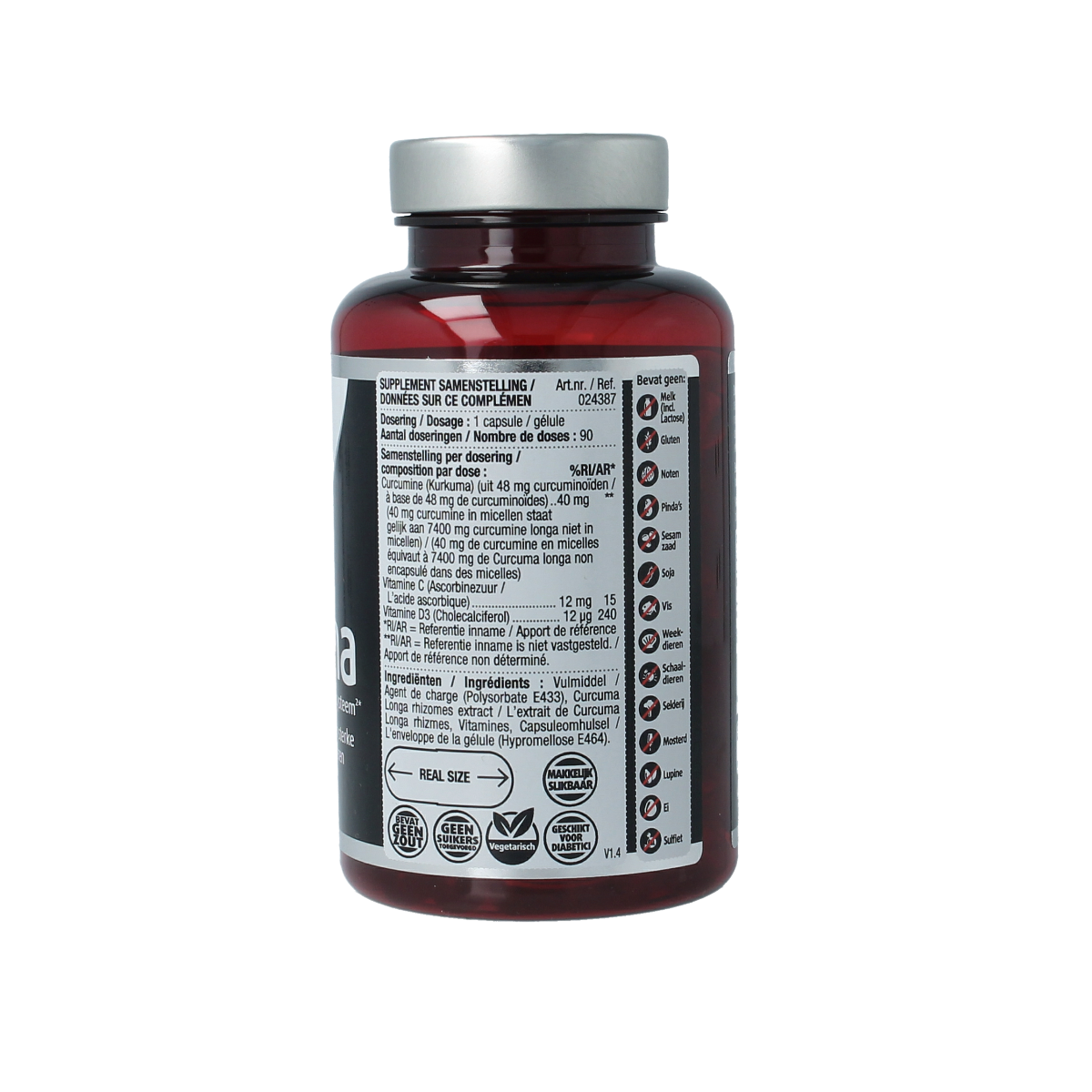 Lucovitaal Super kurkuma 90.00 Capsules