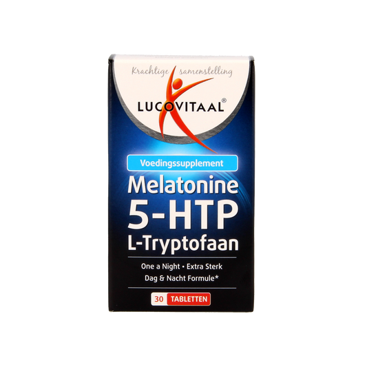 Lucovitaal Melatonine L-Tryptofaan 0.1mg 30.00 Tabletten