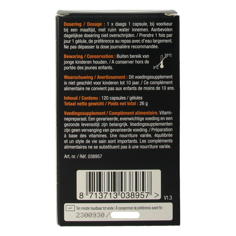 Lucovitaal Vitamine D3 25mcg 120 Capsules