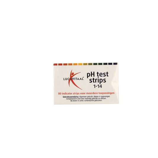 Lucovitaal Zuurbase PH test strips 80.00 Stuks