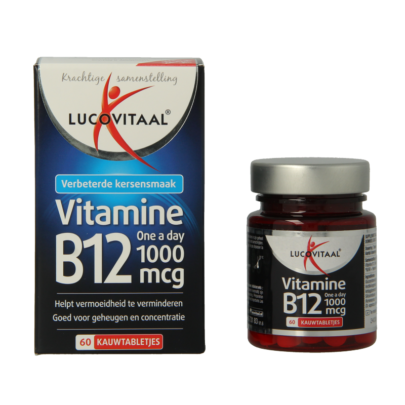 Lucovitaal Vitamine B12 1000mcg 60 Kauwtabletten