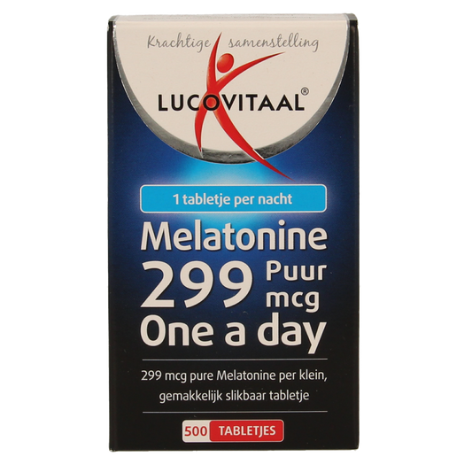 Lucovitaal Melatonine puur 0.299mg 500.00 Tabletten