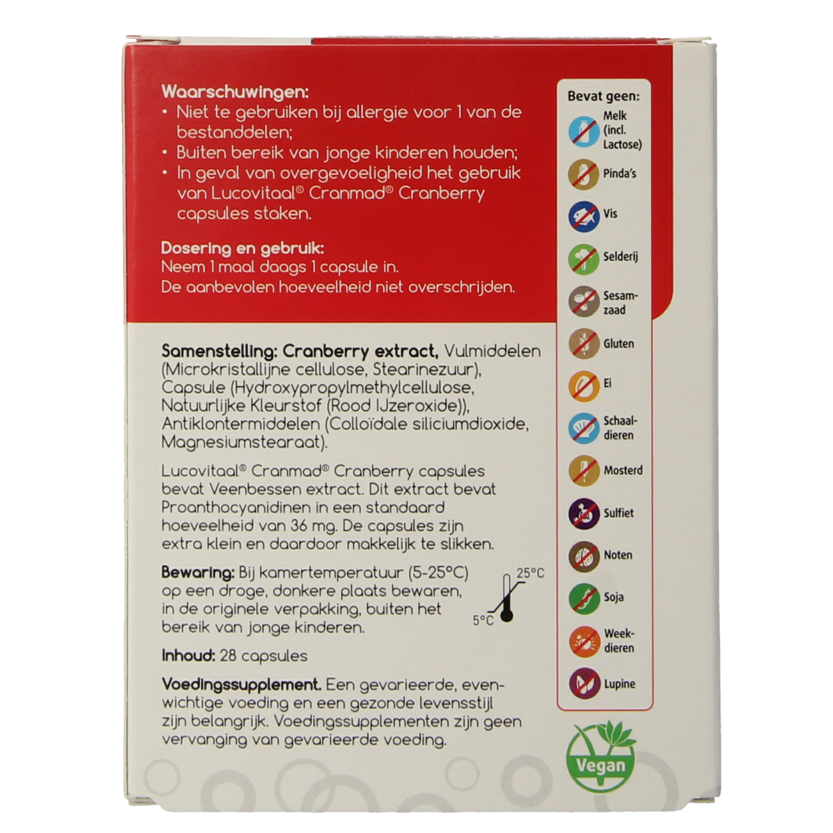 Lucovitaal CranMad 28.00 Capsules