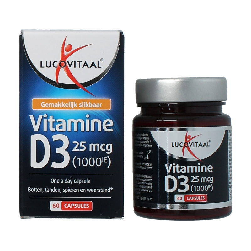 Lucovitaal Vitamine D3 25mcg 60 Capsules