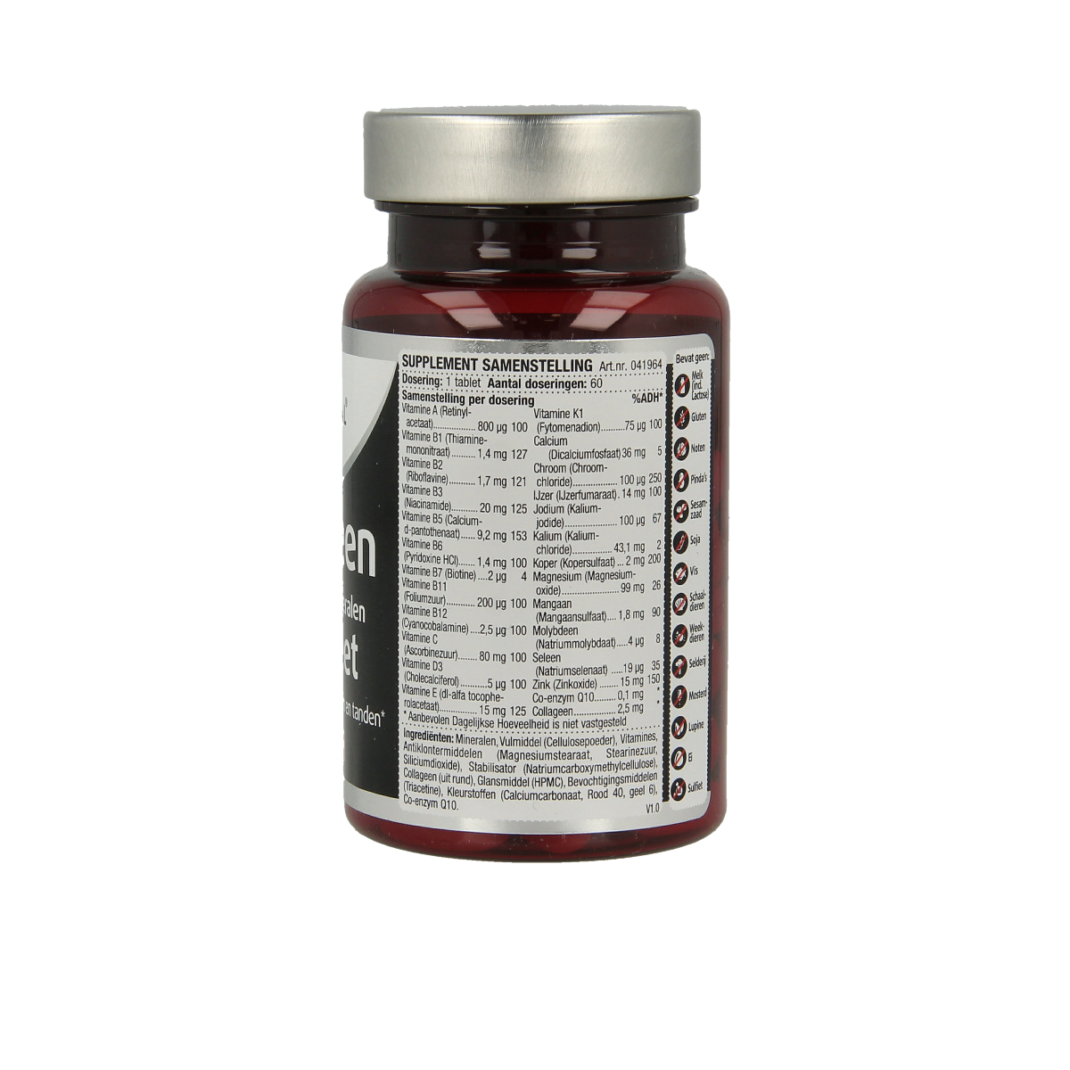 Lucovitaal Collageen vitaminen & mineralen compleet 60.00 Tabletten