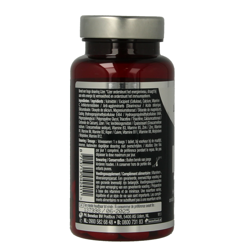 Lucovitaal Sterk ijzer complex 60 Tabletten