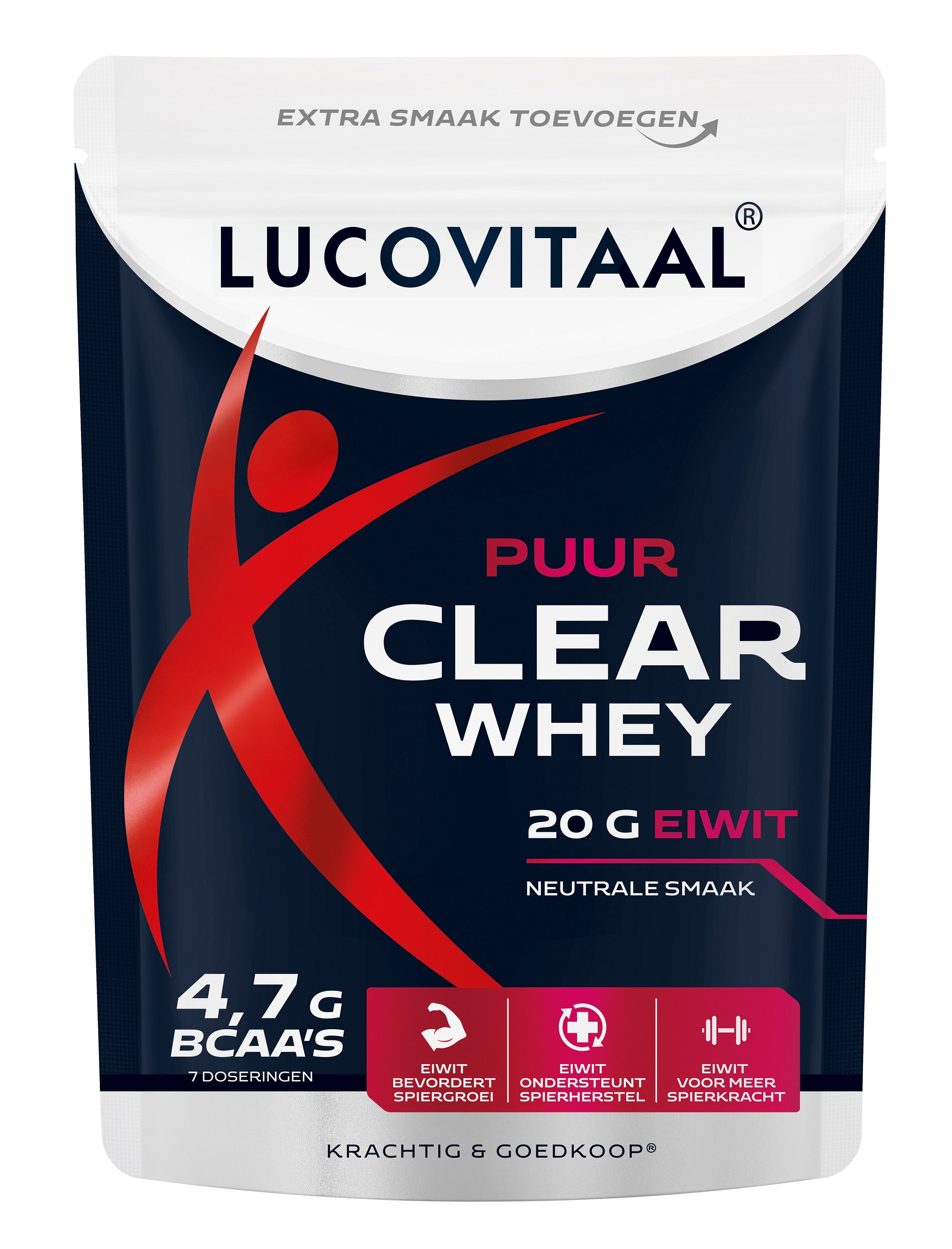 Lucovitaal Clear whey poeder puur 175.00 Gram