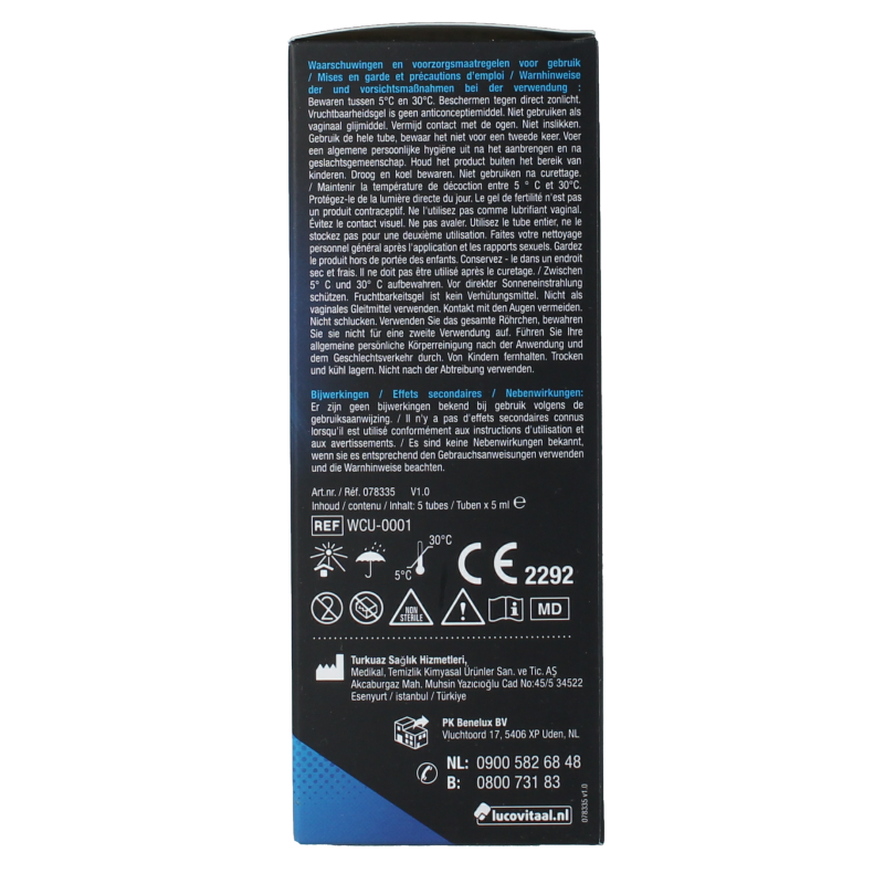 Lucovitaal Vruchtbaarheidsgel 5ml 5 Stuks