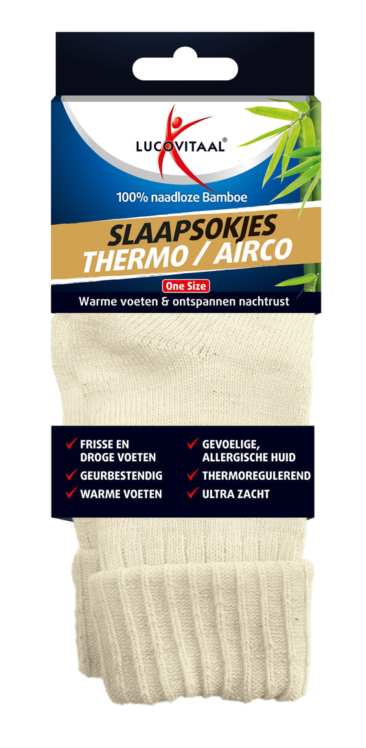 Lucovitaal Bamboe slaapsokjes 1.00 Paar