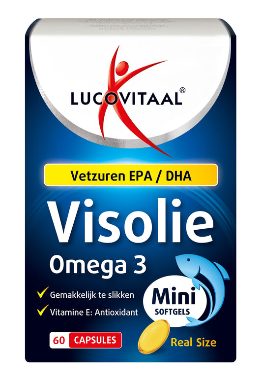 Lucovitaal Visolie omega 3 mini 60 Softgels