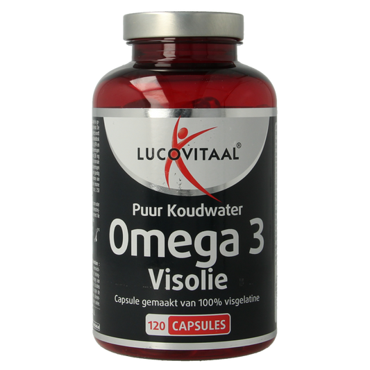 Lucovitaal Omega 3 visolie puur koudwater 120 Capsules