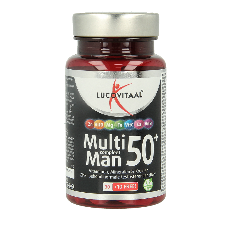 Lucovitaal Multi compleet man 50+ 40 Tabletten