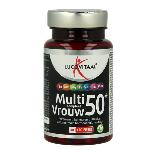 Lucovitaal Multi compleet vrouw 50+ 40.00 Tabletten