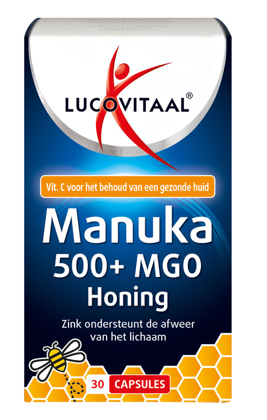 Lucovitaal Manuka honing zink capsules 30 Capsules