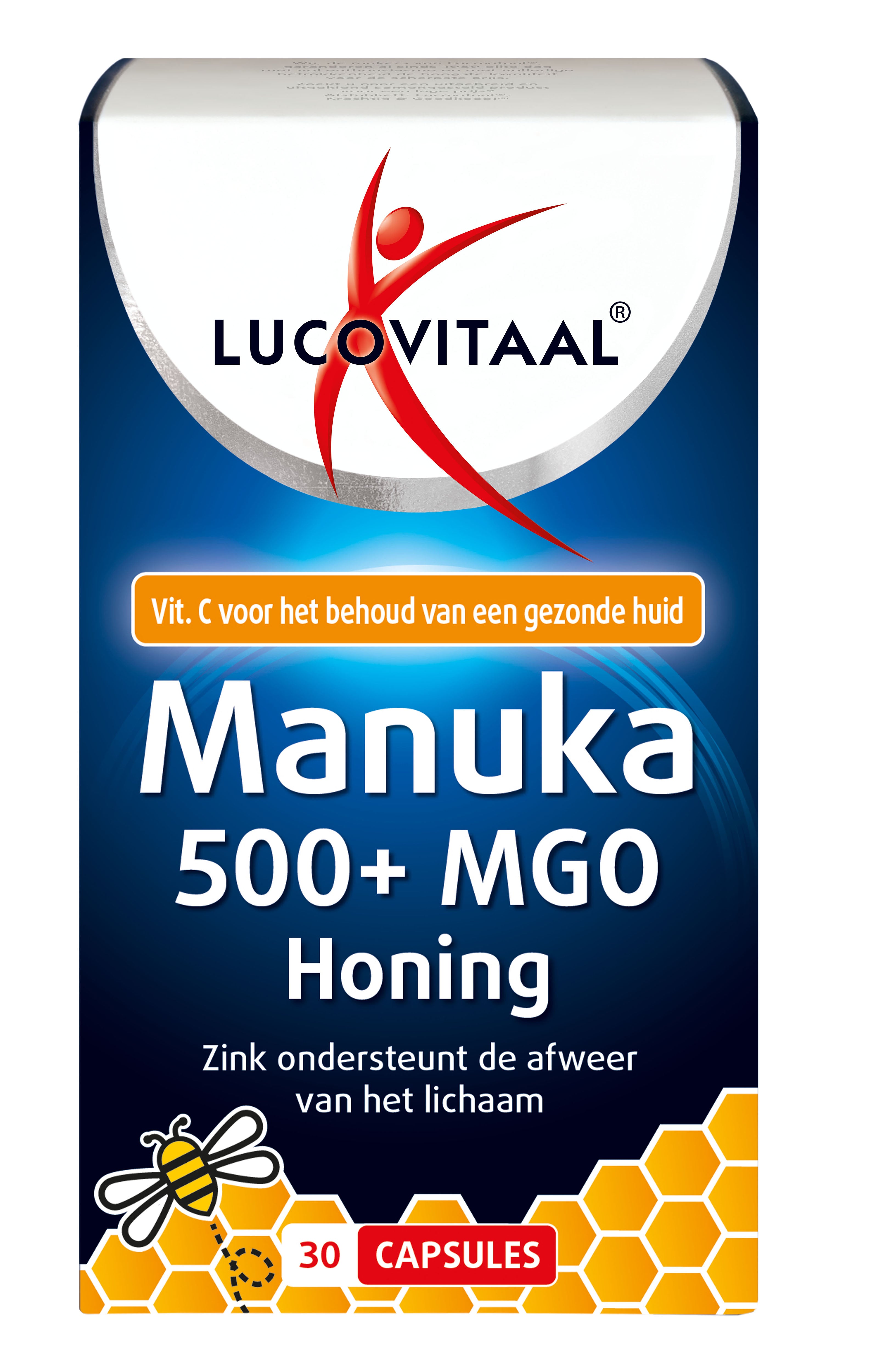 Lucovitaal Manuka honing zink capsules 30.00 Capsules