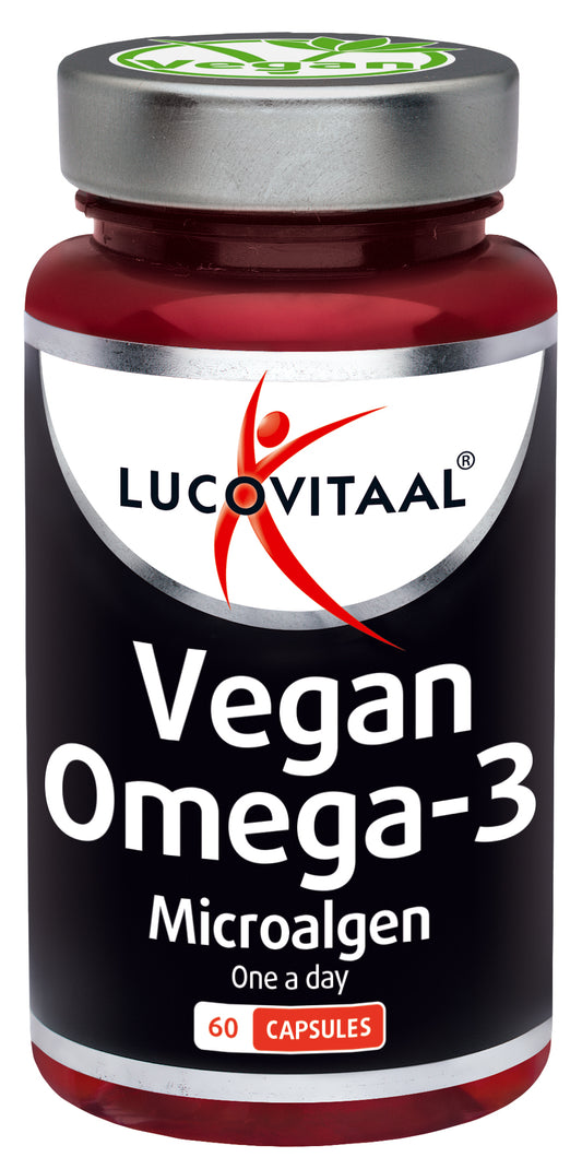 Lucovitaal Omega-3 microalgen vegan 60 Vegetarische capsules