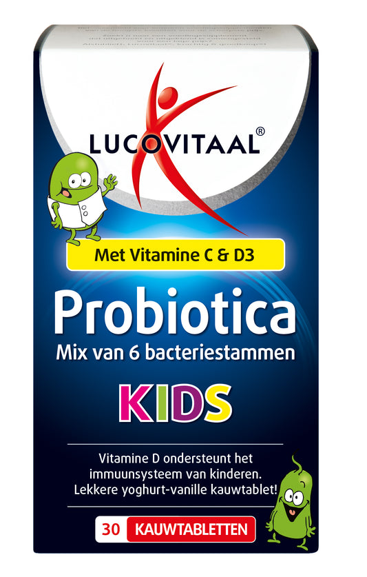 Lucovitaal Probiotica kids 30 Kauwtabletten