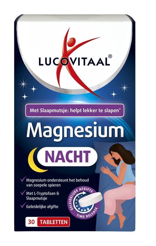 Lucovitaal Magnesium nacht complex 30 Tabletten