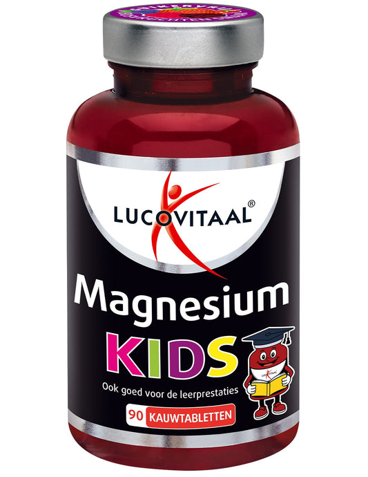 Lucovitaal Magnesium kids vegan 90 Kauwtabletten
