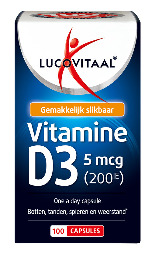 Lucovitaal D3 Vitamine 100% 100.00 Capsules