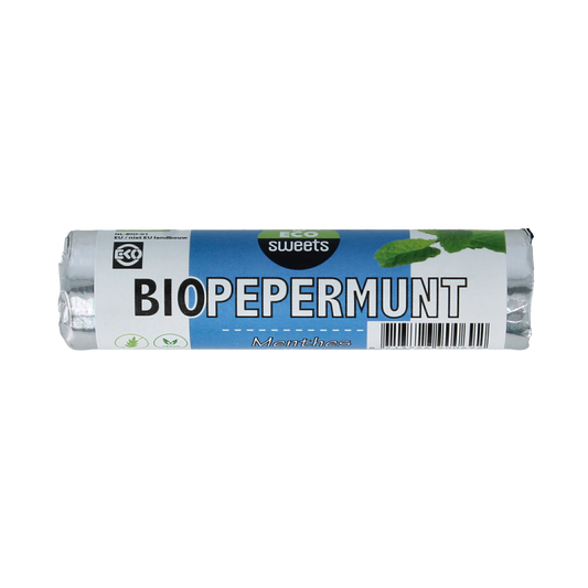 Eco Sweets Pepermuntrolletjes bio 21.00 Gram