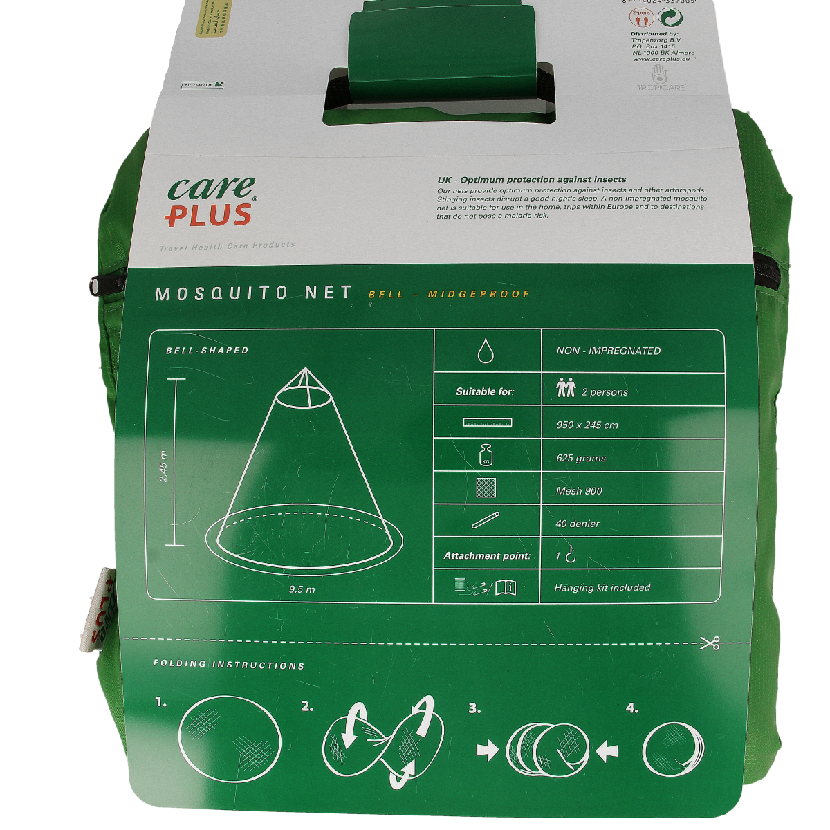 Care Plus Mosquito net midge proof bell 2-persoons  1.00 Stuks