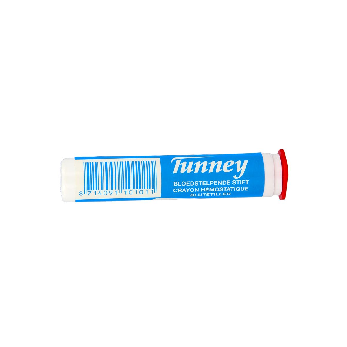 Tunney Bloedstelpende aluinstift voor scheren en ontharen, 10 gram, met aluminium stick en praktische applicatie.