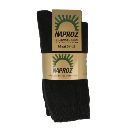 Naproz Thermo sokken zwart maat 39-42  3.00 Paar