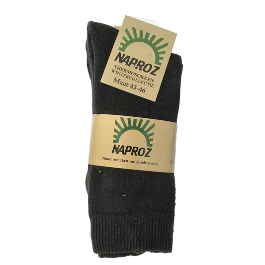 Naproz Thermo sokken zwart maat 43-46  3.00 Paar