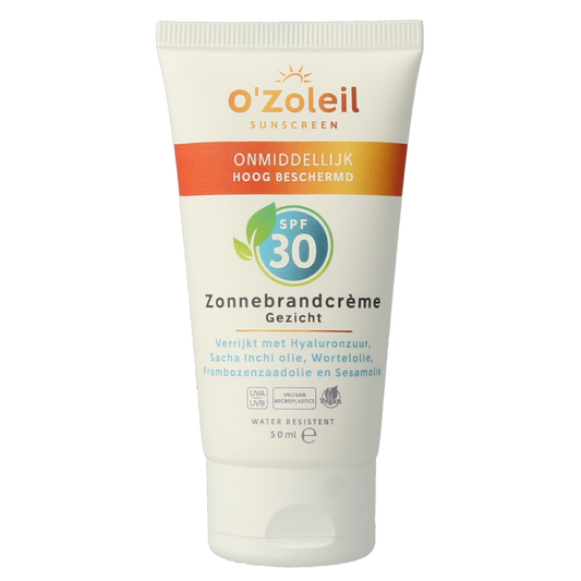 O' Zoleil Zonnebrandcreme gezicht SPF30 50.00 Milliliter