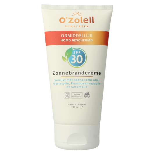 O' Zoleil Zonnebrandcreme SPF30 125.00 Milliliter