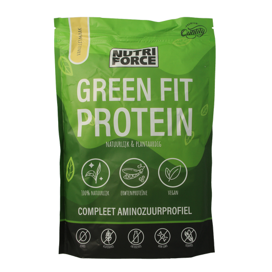 Nutriforce Green fit protein vanille 700.00 Gram