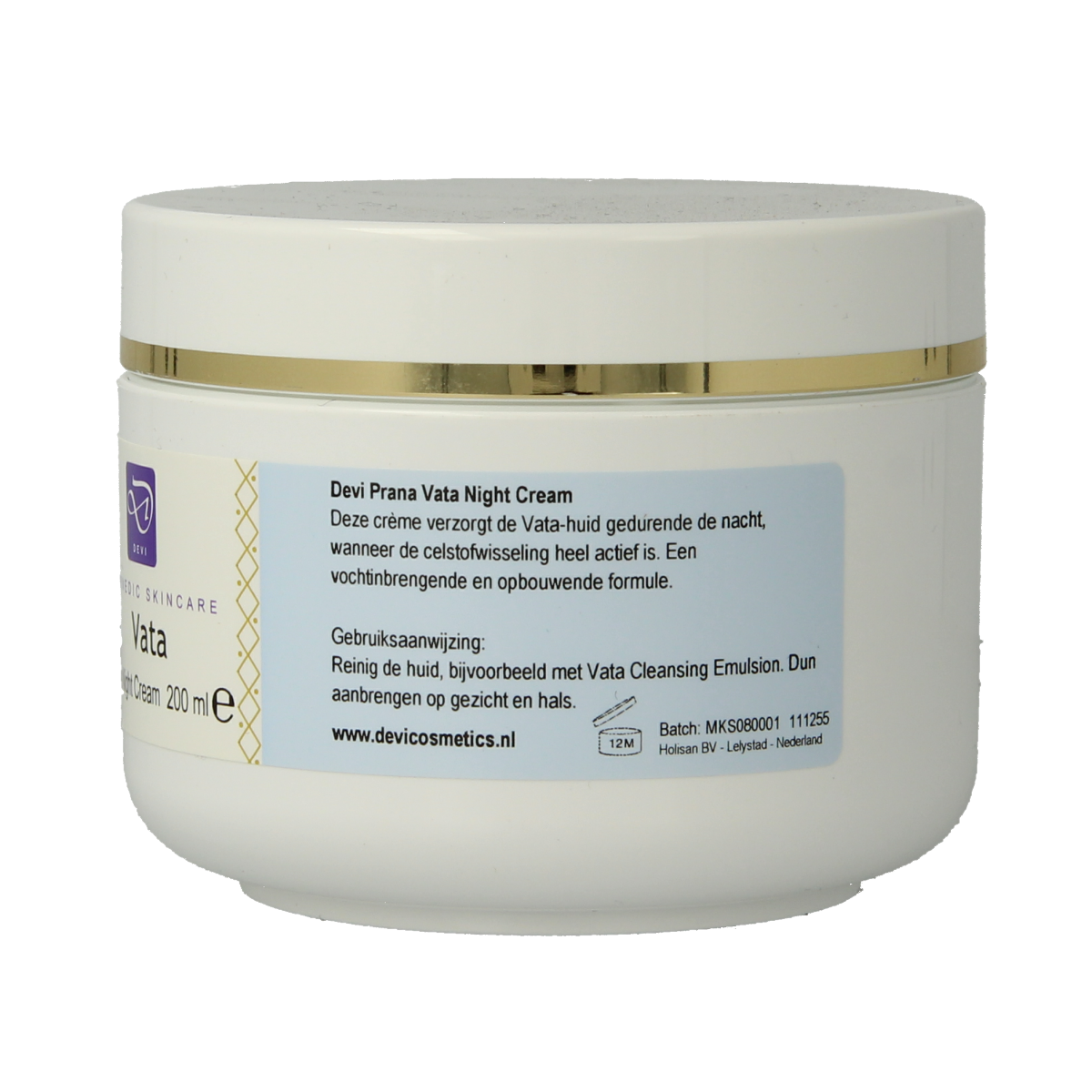 Holisan Vata night cream devi 200.00 Milliliter