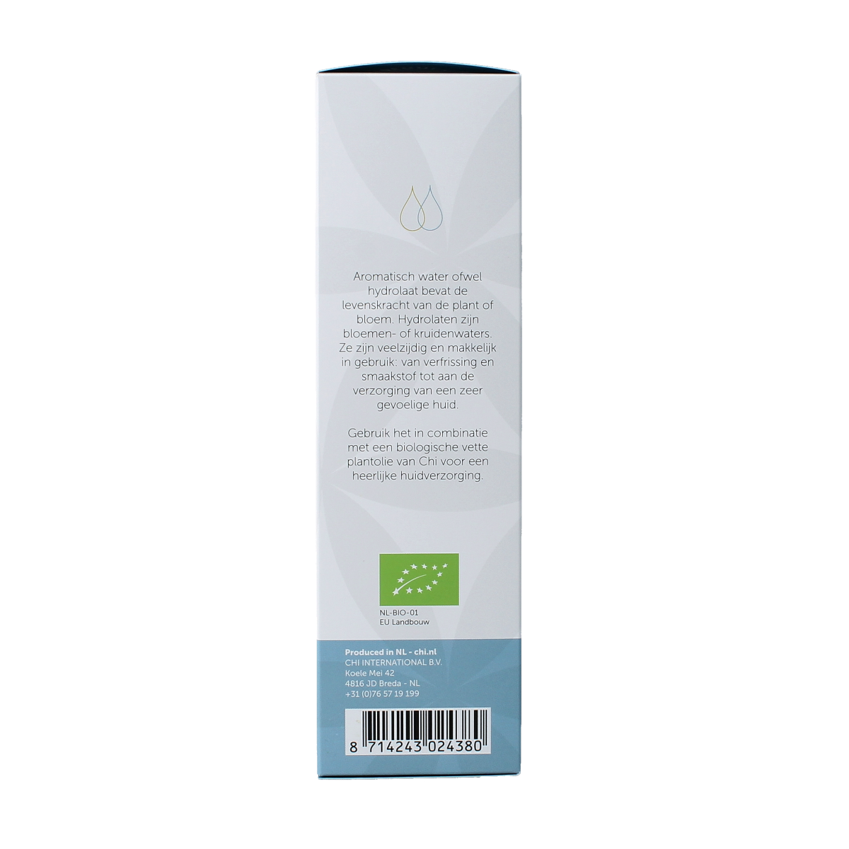 Chi Lavendel hydrolaat in 150ml eco-friendly bottle, natural lavender facial mist and body care product.