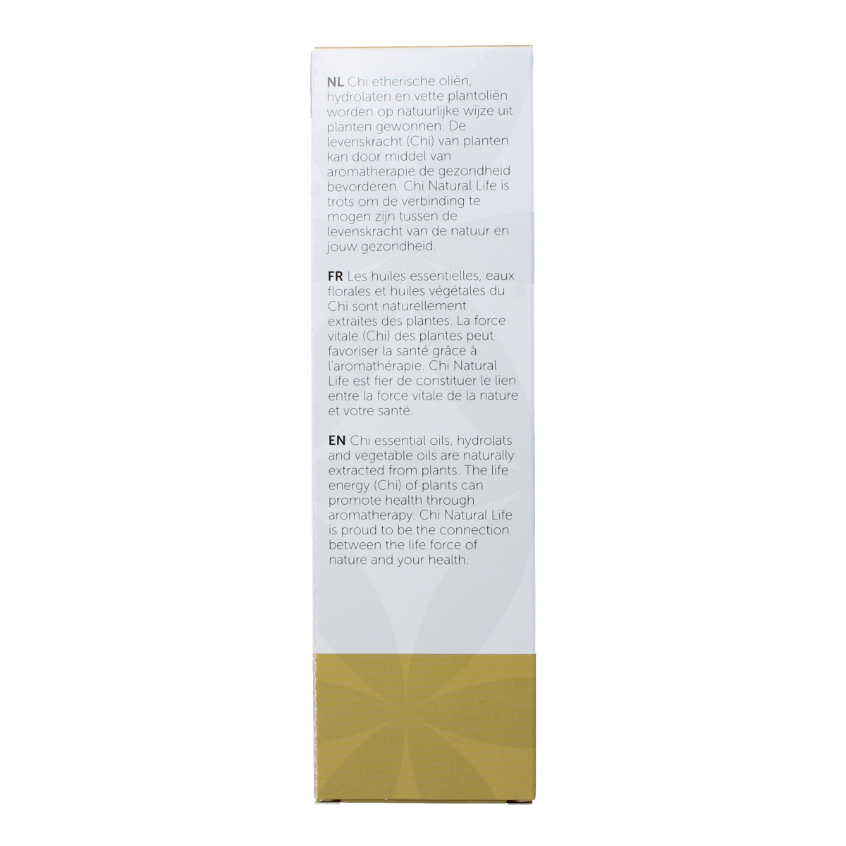 Chi Jojoba olie eco, 100ml, natural etherische olie in a clear bottle with a white cap, used for skincare and hair care.