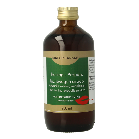 Natupharma Honing luchtwegensiroop 250.00 Milliliter