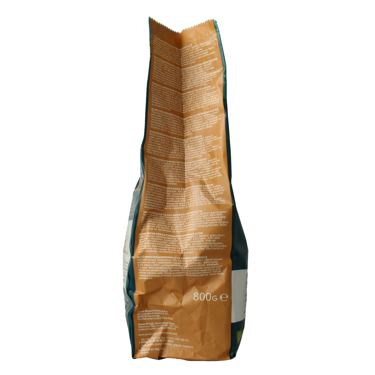 Yarrah Kattenvoer wheat-free bio 800.00 Gram