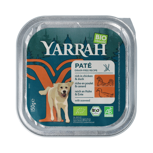 Yarrah Yarrah BIO Dog Pate with Duck & Seaweed 150g 150.00 Gram