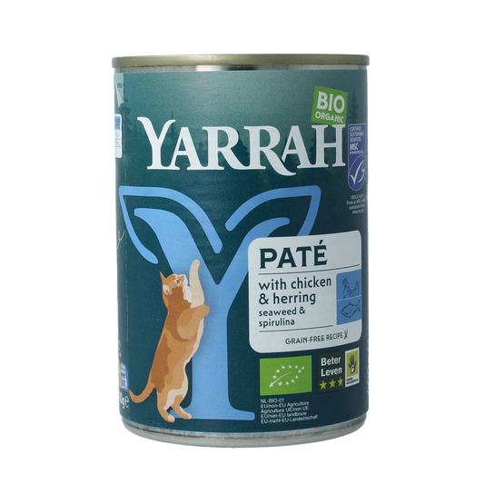 Yarrah Kat pate met vis bio 400.00 Gram