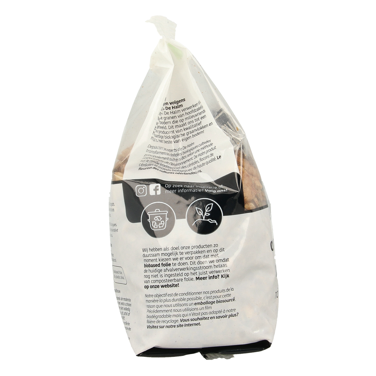 De Halm Ovengebakken noten en zaden bio LOGISCH 400.00 Gram