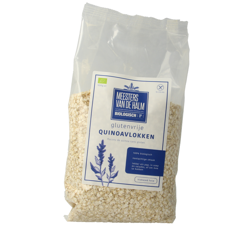 De Halm Quinoavlokken bio 500 Gram