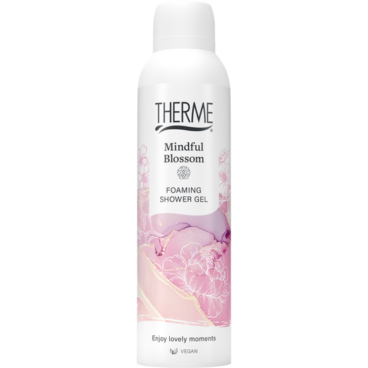 Therme Mindful blossom foaming showergel 200.00 Milliliter