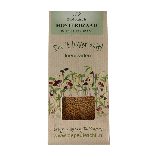 Peuleschil Mosterdzaad bio 135.00 Gram
