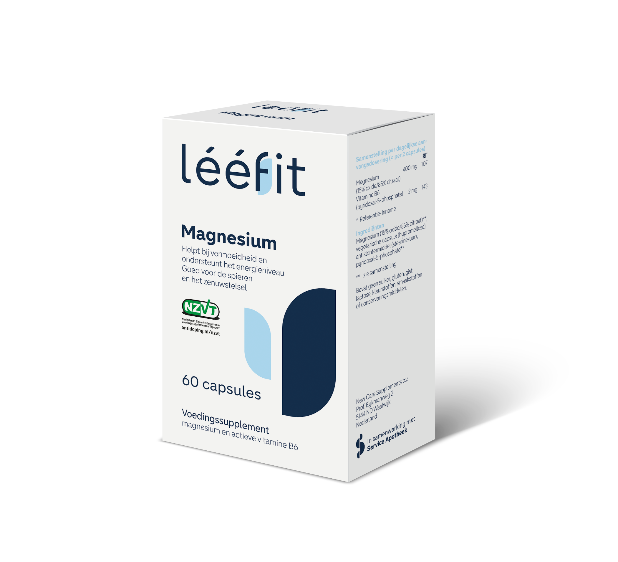 Leefit Magnesium 60 Capsules